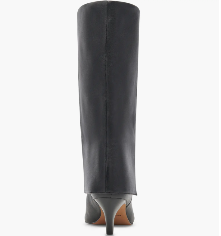 The Dionne Black Leather Boot