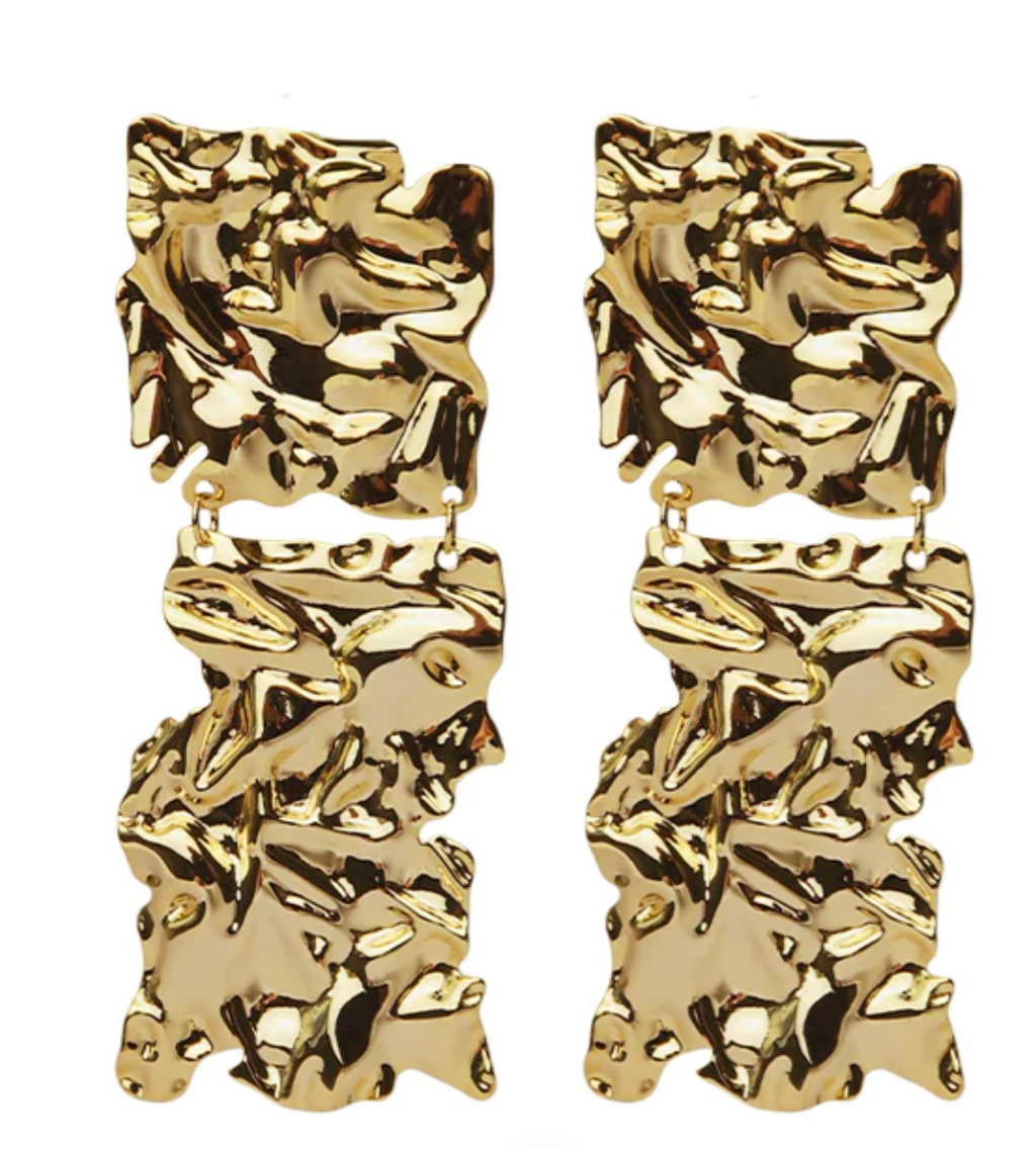 Paper Gold Earrings