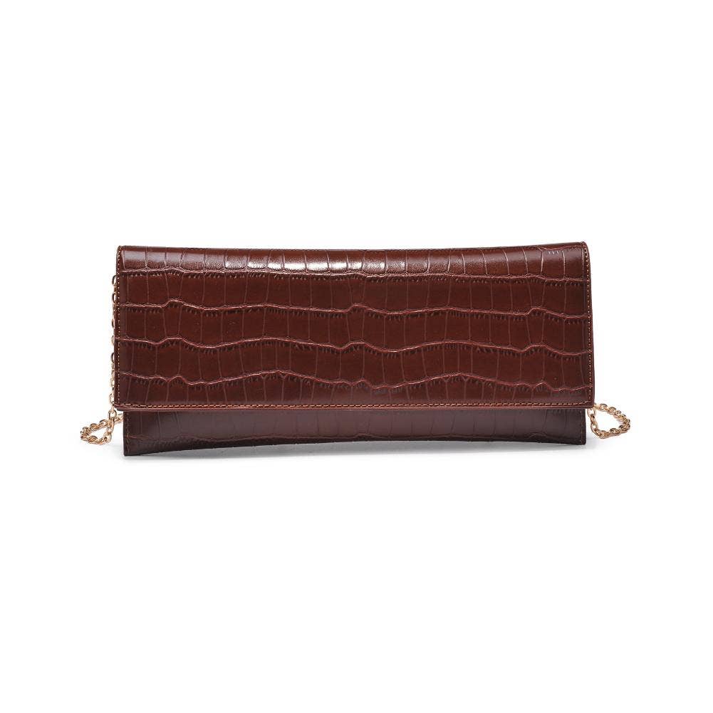 Adelle Clutch in Wine