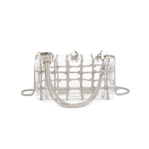 Ziggy Evening Bag in Silver