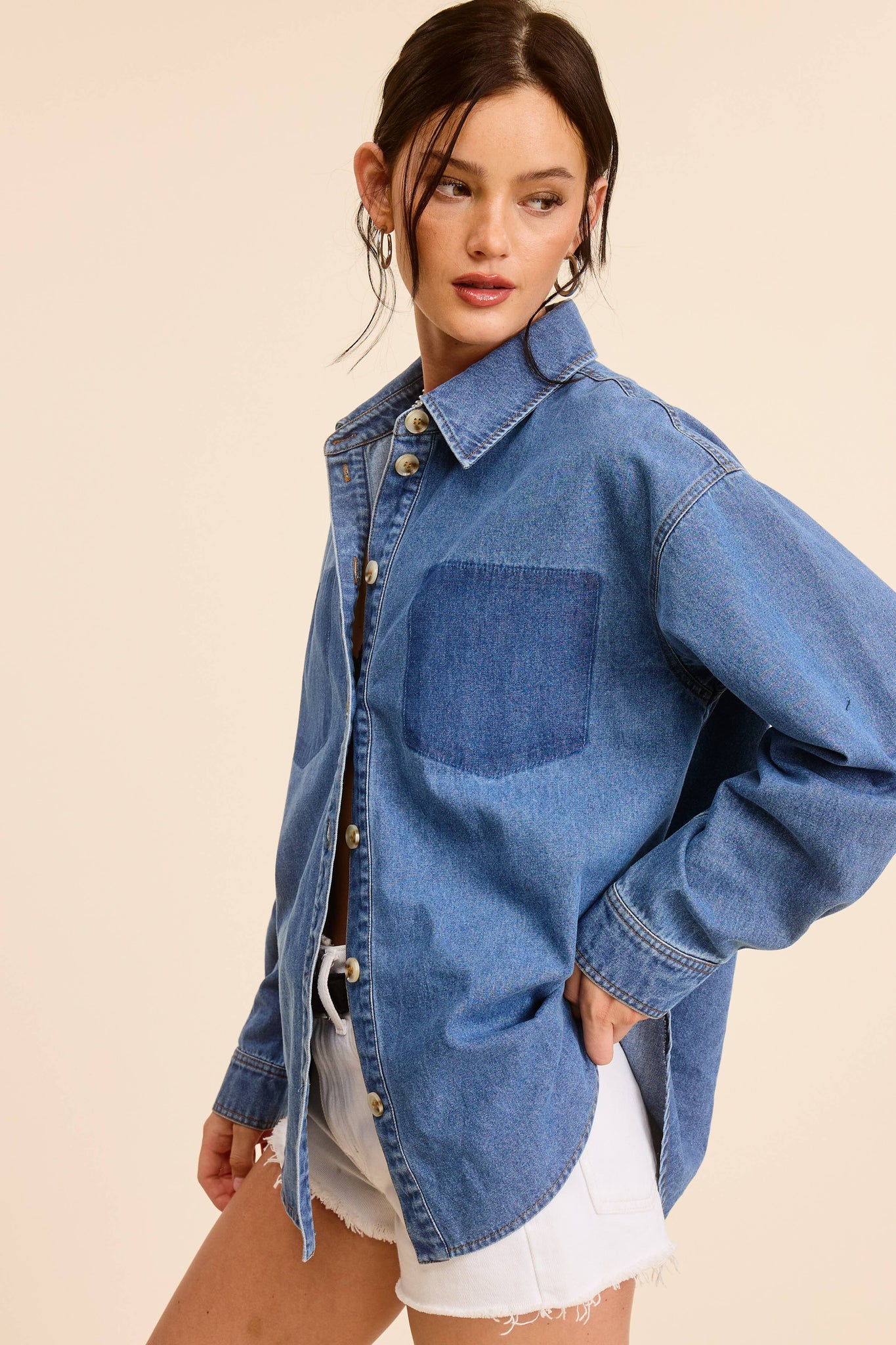 Denim Button Up