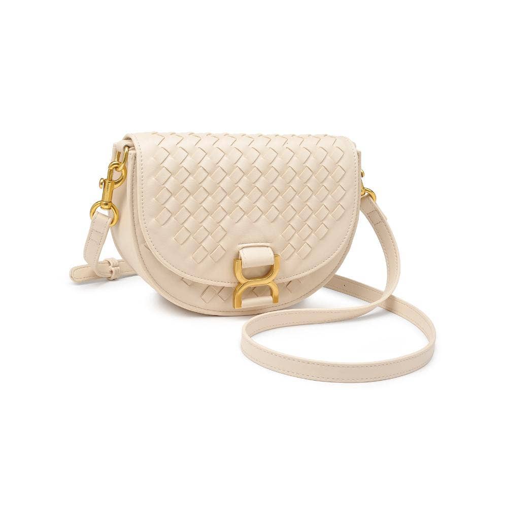 Alise Woven Crossbody in Oatmilk