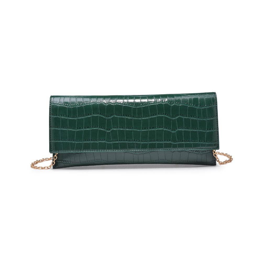 Adelle Clutch in Forest