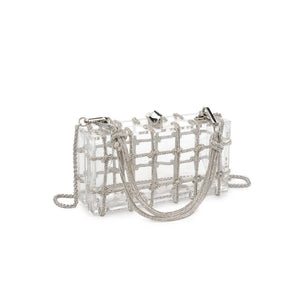 Ziggy Evening Bag in Silver