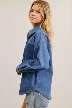 Denim Button Up