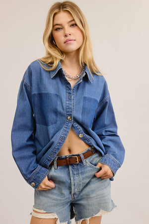 Denim Button Up