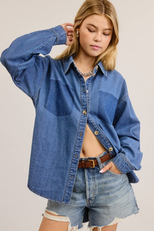 Denim Button Up