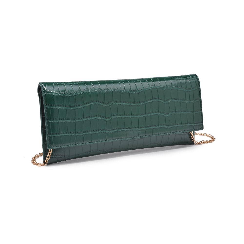 Adelle Clutch in Forest