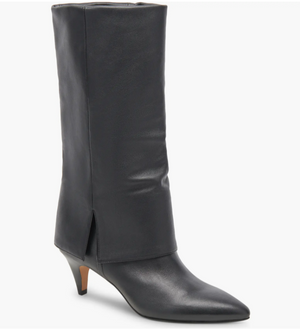 The Dionne Black Leather Boot