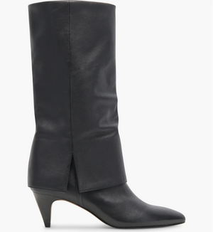 The Dionne Black Leather Boot