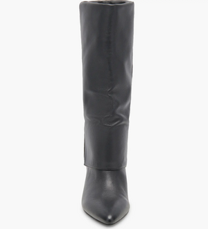 The Dionne Black Leather Boot