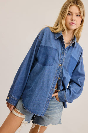 Denim Button Up