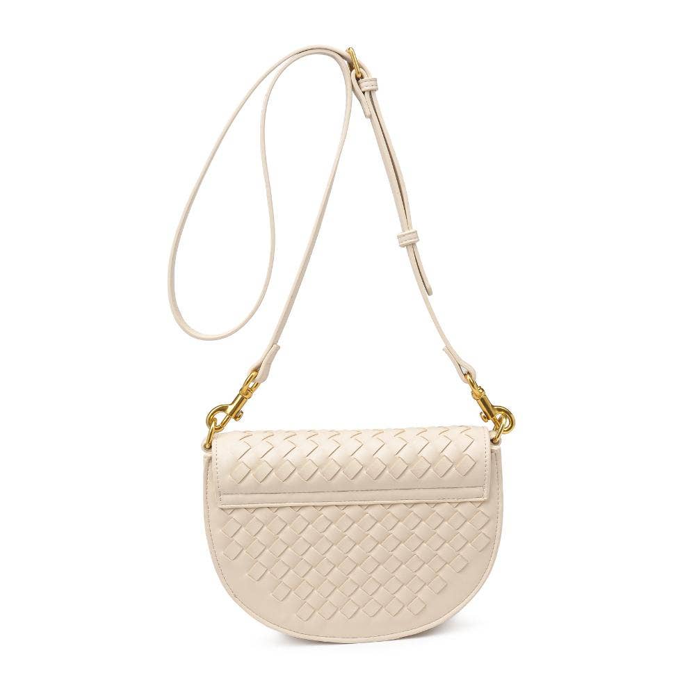 Alise Woven Crossbody in Oatmilk