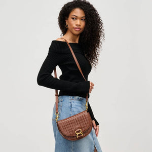 Alise Woven Crossbody in Oatmilk