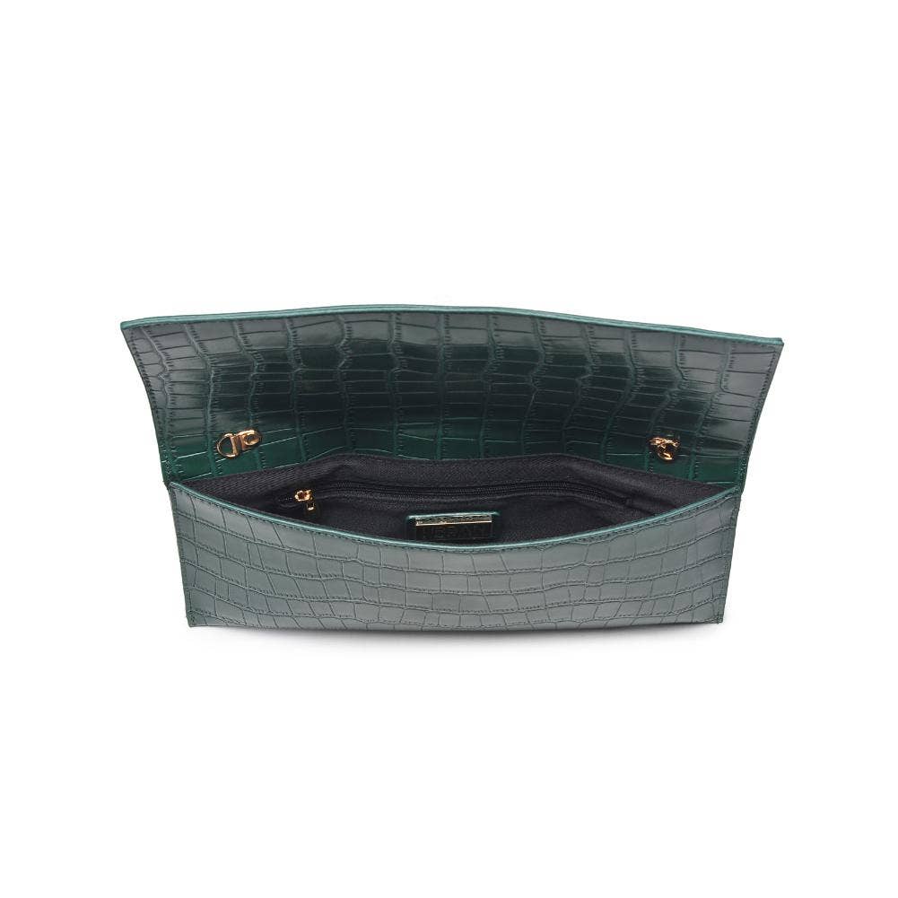 Adelle Clutch in Forest