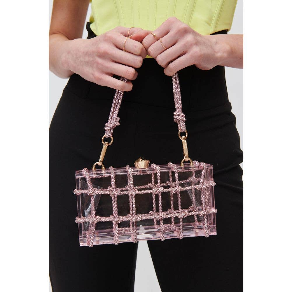 Ziggy Evening Bag in Pink