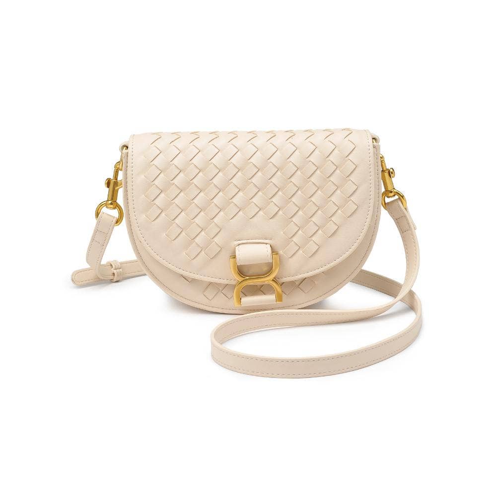 Alise Woven Crossbody in Oatmilk