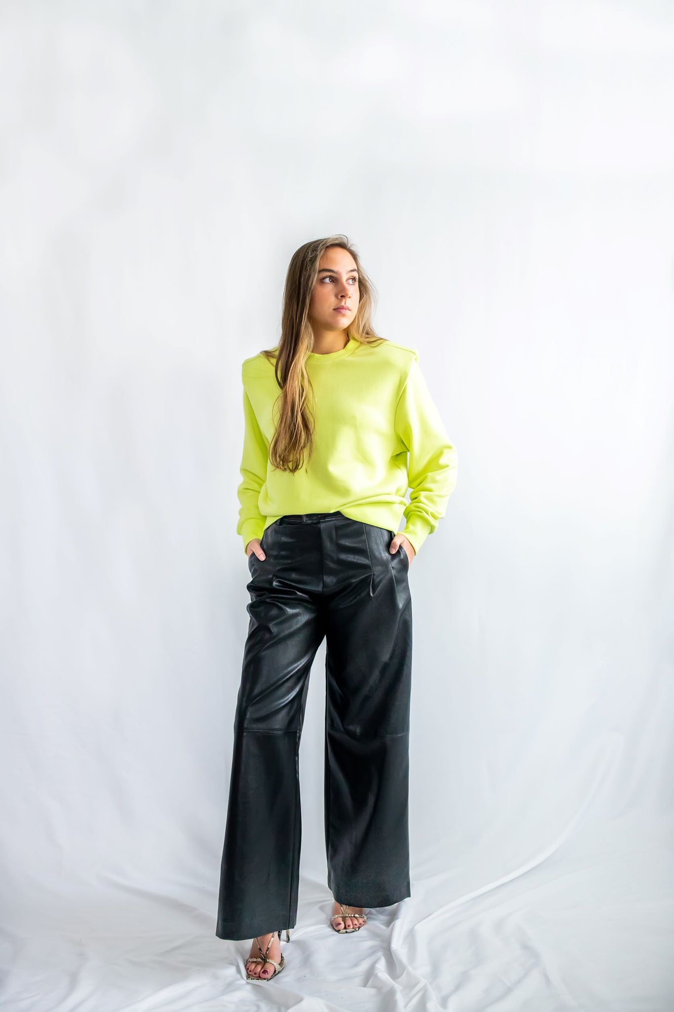 Mika Faux Leather Pant