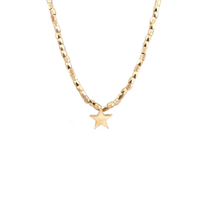 Faceted Bead Star Necklace