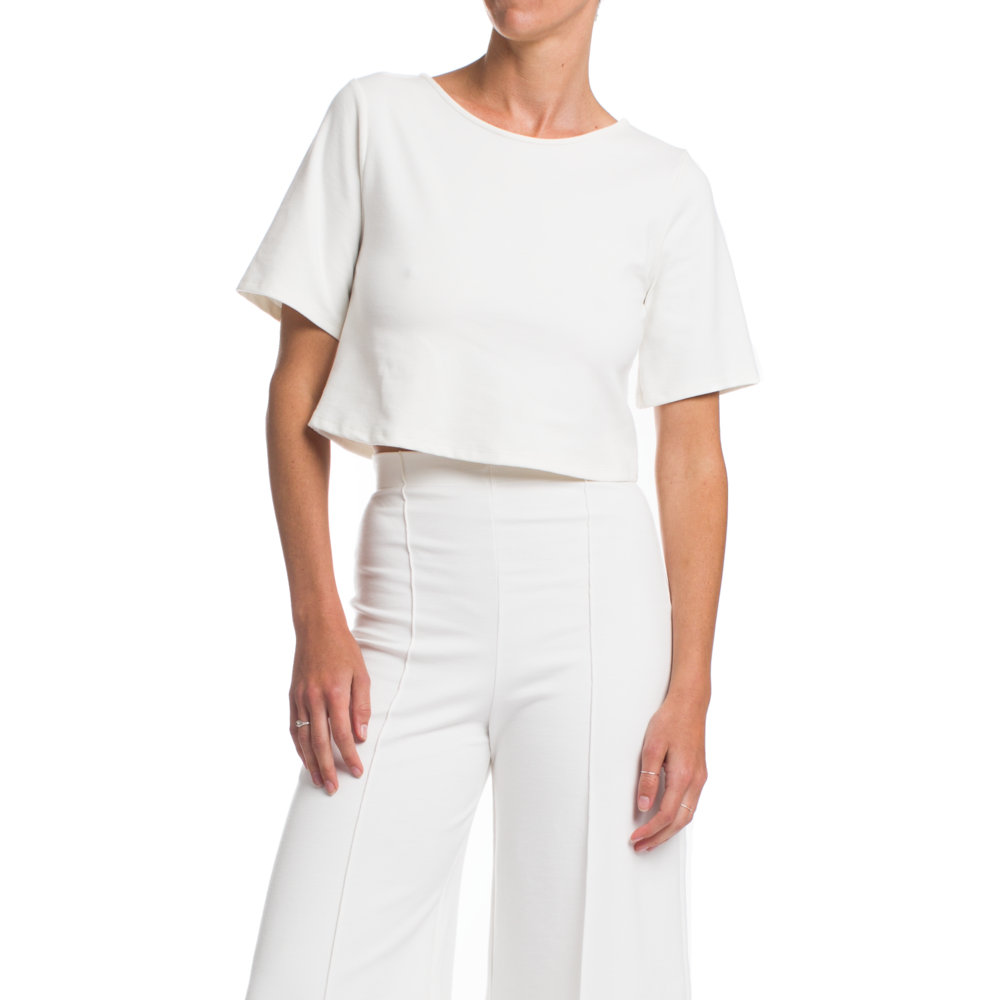 Short Sleeve Off-White Shirt