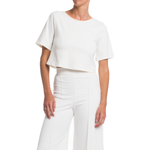 Short Sleeve Off-White Shirt